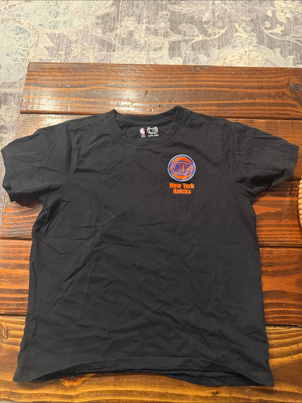 NBA New York Knicks Black T-Shirt
